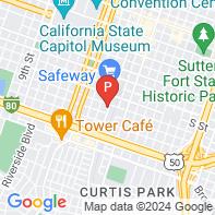 View Map of 2012 19th Street,Sacramento,CA,95818